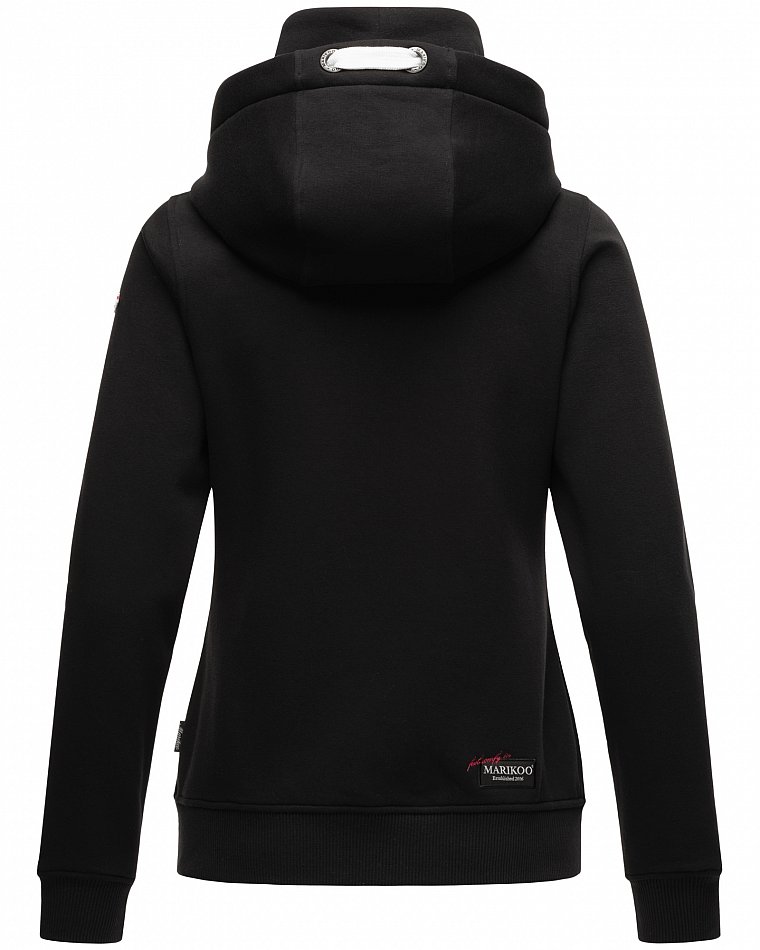Marikoo Chihiroo Damen Kapuzensweatshirt Hoodie Schwarz Gr. 40 - L