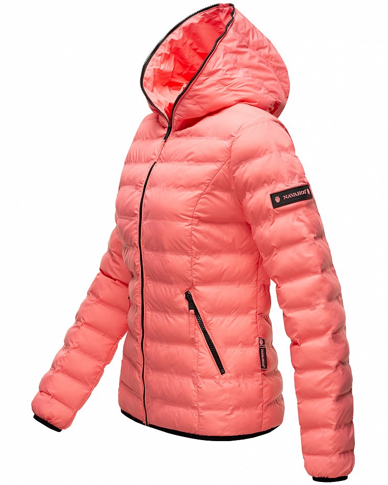 Navahoo Neevia Damen Übergangsjacke Steppjacke Coral Gr. 38 - M