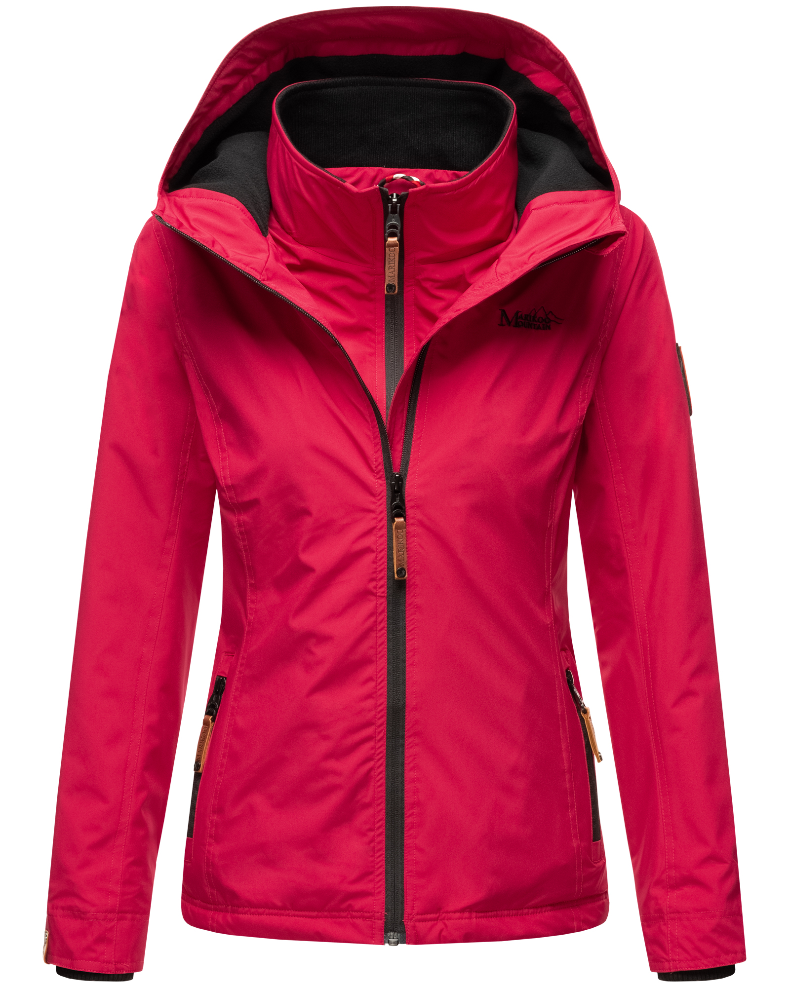 Marikoo Erdbeere Damen Übergangsjacke Windbreaker Regenjacke Fuchsia Gr. 38 - M