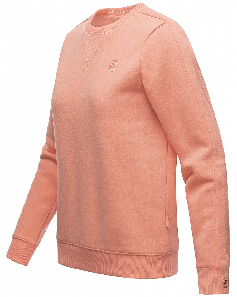 Marikoo Umikoo Damen Pullover Recycled Sweatshirt Apricot Gr. 34 - XS