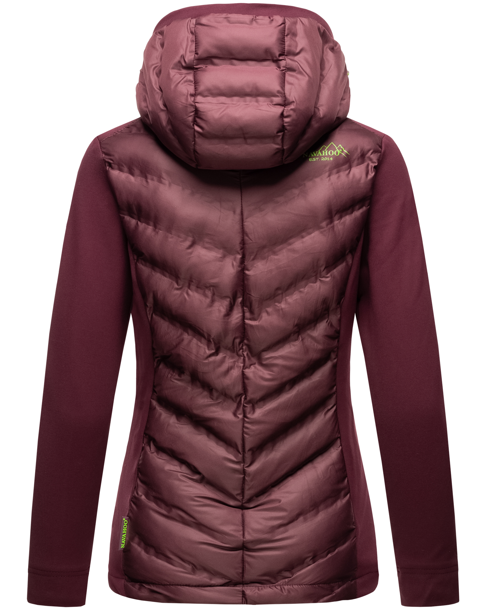 Navahoo Nimm Mich Mit Damen Übergangsjacke Steppjacke Aubergine Gr. 36 - S