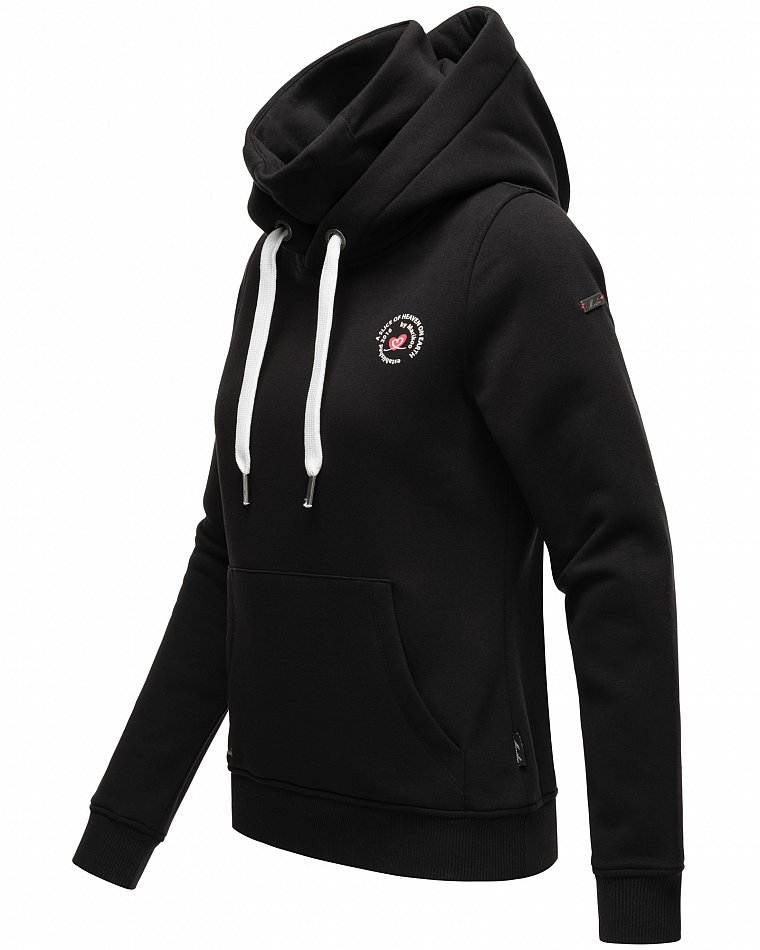 Marikoo Chihiroo Damen Kapuzensweatshirt Hoodie Schwarz Gr. 34 - XS