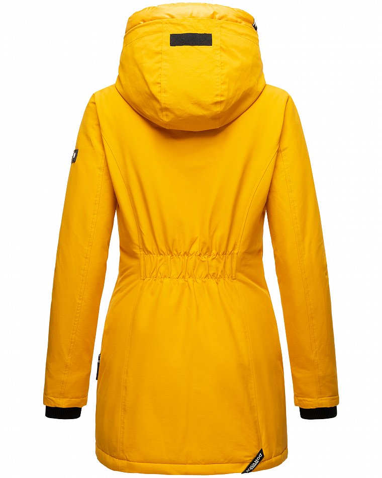 Navahoo Freezestoorm Damen Parka Winterjacke gefüttert Gelb Gr. 42 - XL