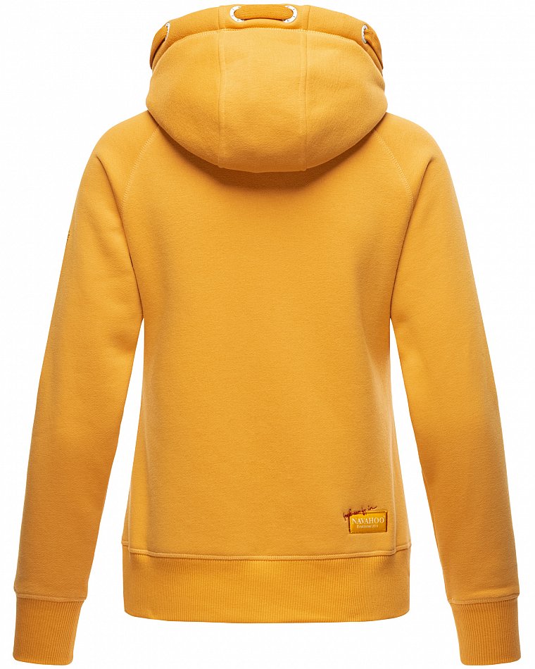 Navahoo Liebesmäuschen Damen Kapuzenpullover Hoodie Gelb Gr. 40-L