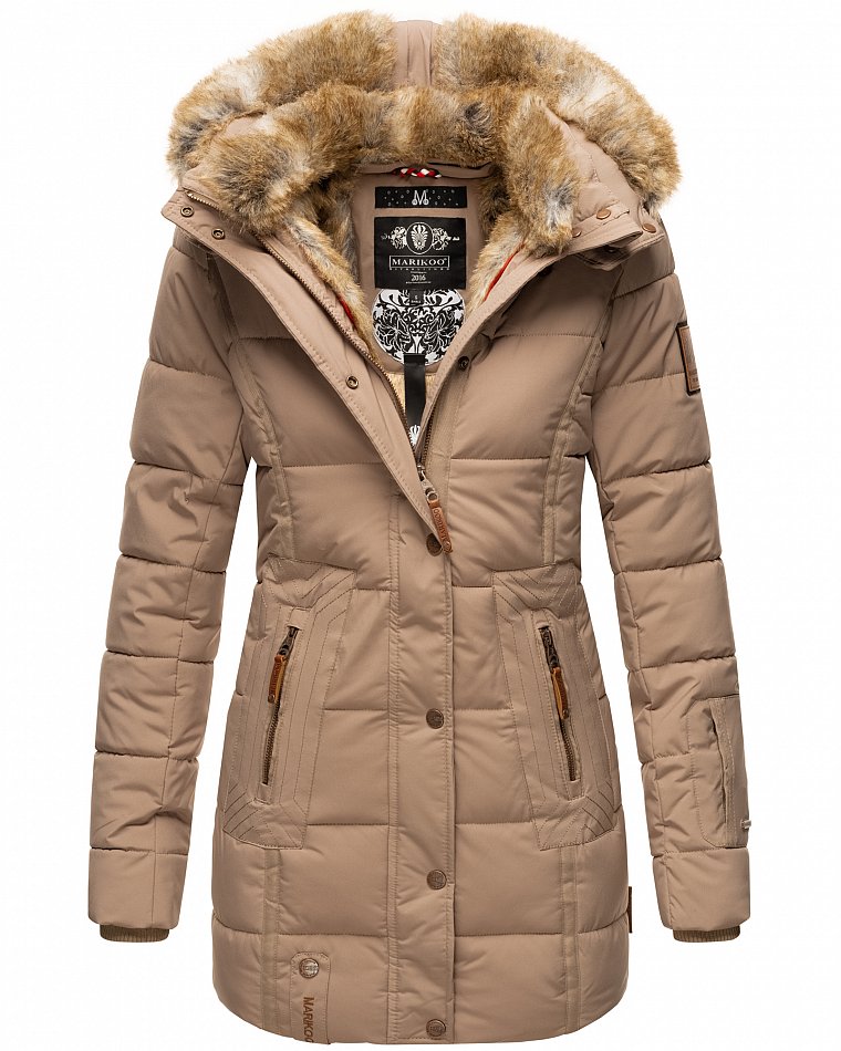 Winter Jacke Damen Wintermantel Gesteppt Damen Winterjacke Khujo