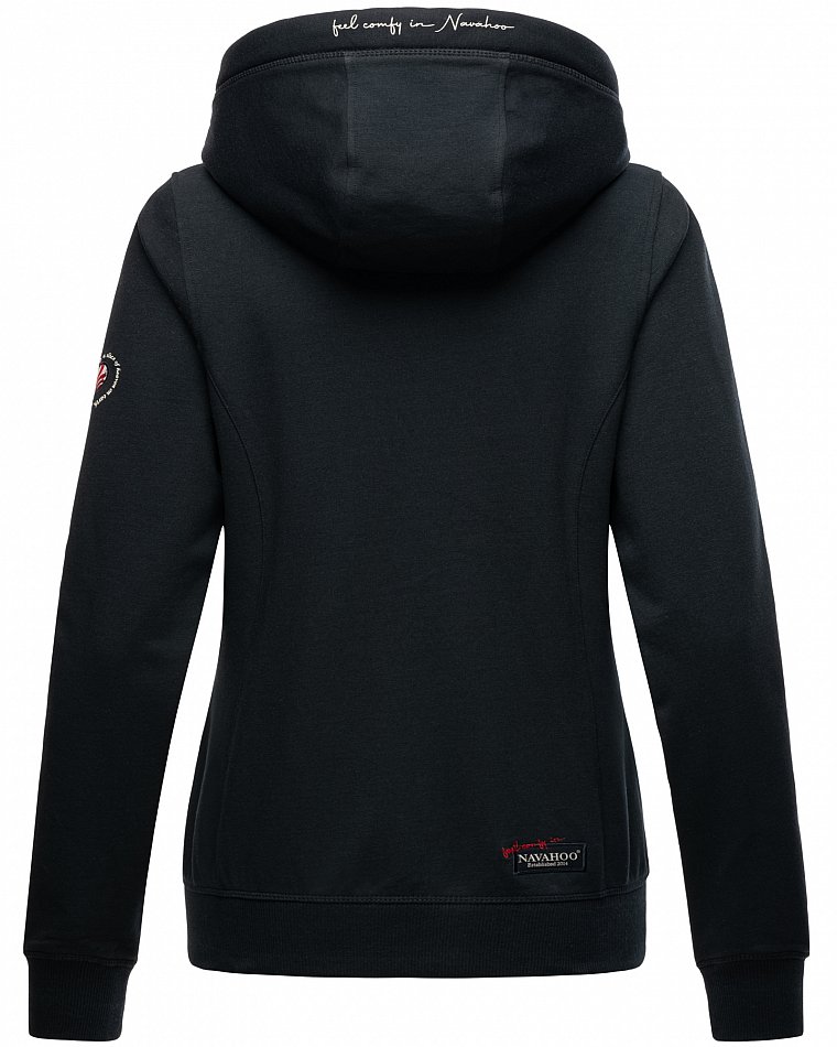 Navahoo Engelshaar Damen Sweatjacke Hoodie Navy Gr. 34 - XS