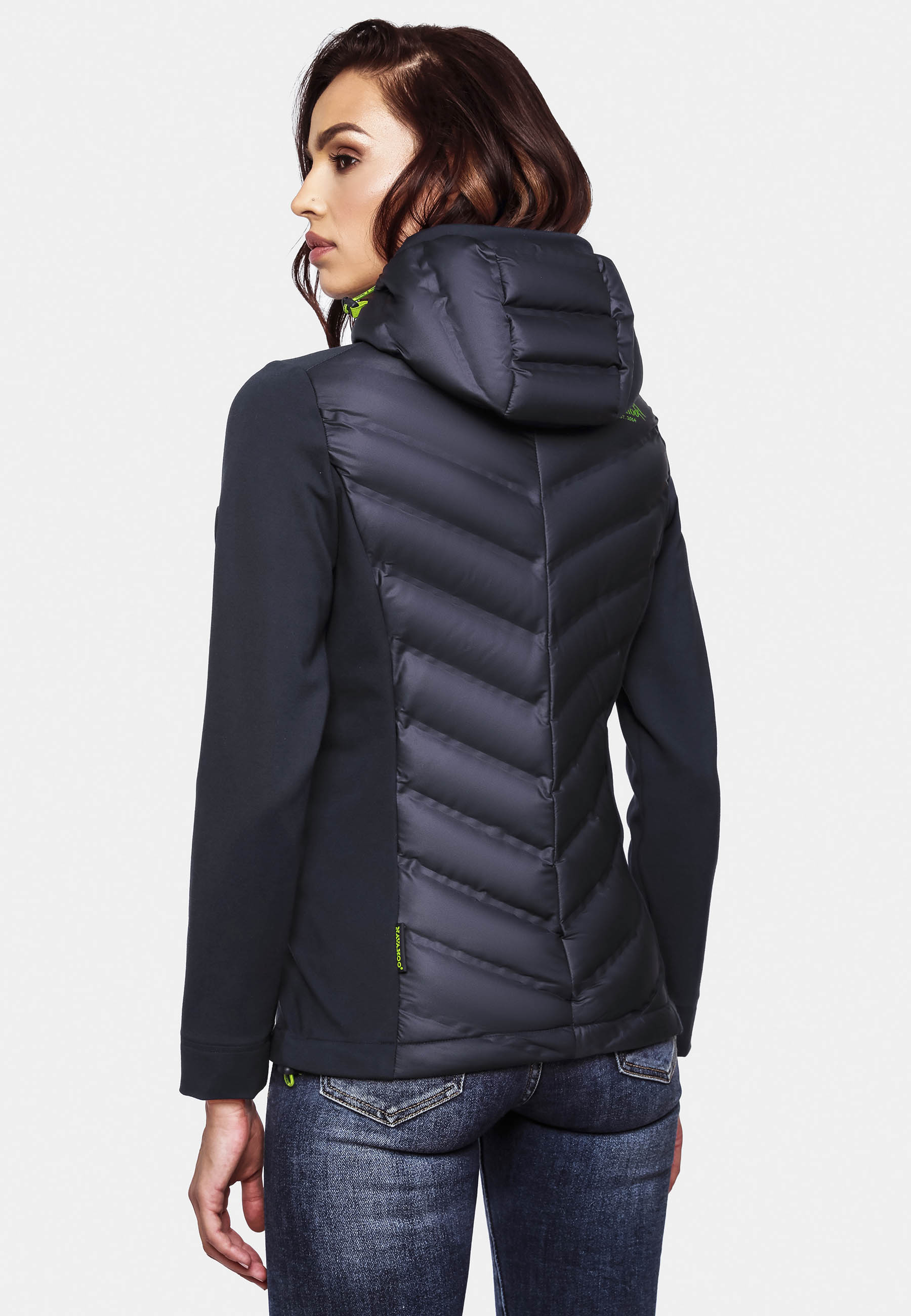 Navahoo Nimm Mich Mit Damen Übergangsjacke Steppjacke Navy Gr. 34 - XS