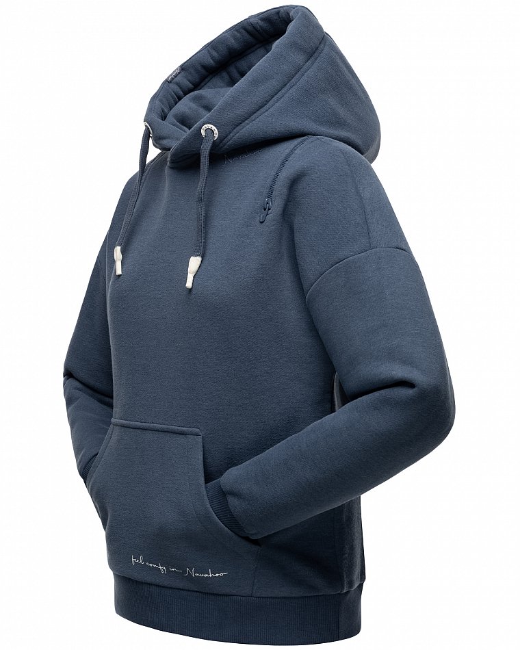 Navahoo Zuckerbärchen Damen Hoodie Kapuzensweatshirt Pullover Dusty Blue Gr. 40 - L