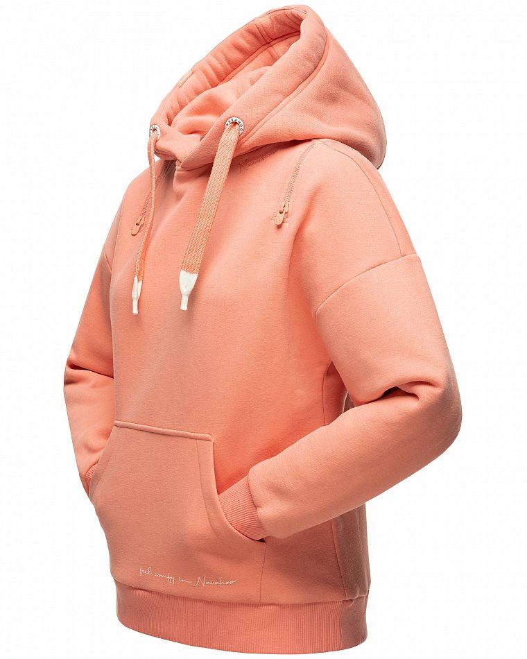 Navahoo Zuckerbärchen Damen Hoodie Kapuzensweatshirt Pullover Apricot Gr. 42 - XL