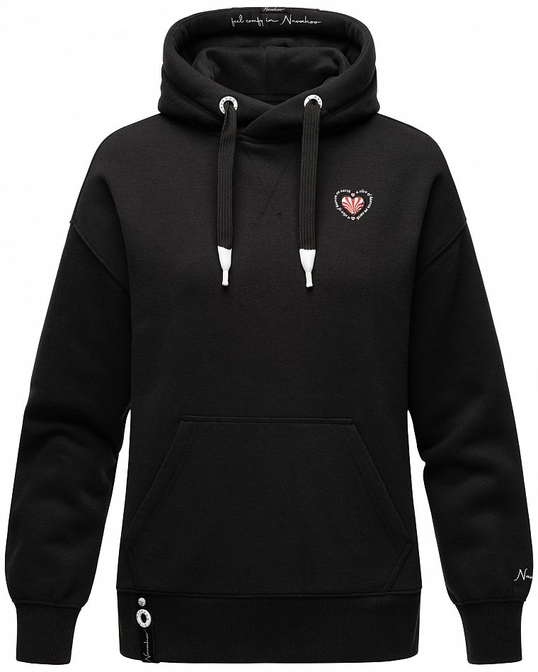 Navahoo Goldfee Damen Kapuzensweatshirt Hoodie Schwarz Gr. 38 - M