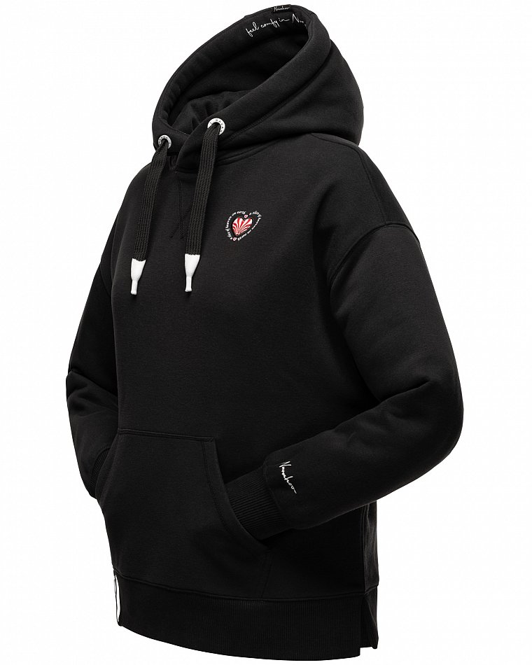 Navahoo Goldfee Damen Kapuzensweatshirt Hoodie Schwarz Gr. 38 - M
