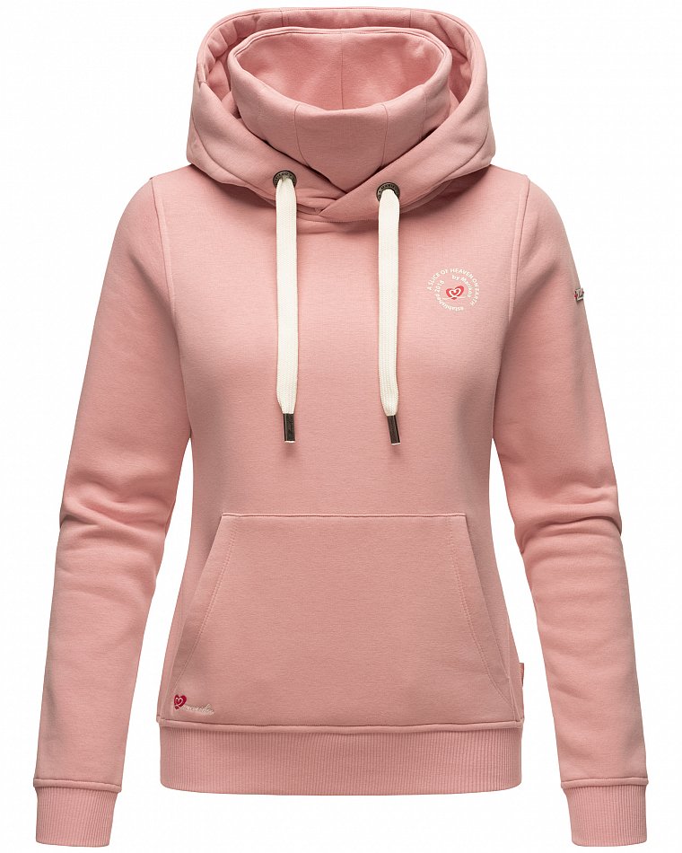 Marikoo Chihiroo Damen Kapuzensweatshirt Hoodie Powder Rose Gr. 34 - XS