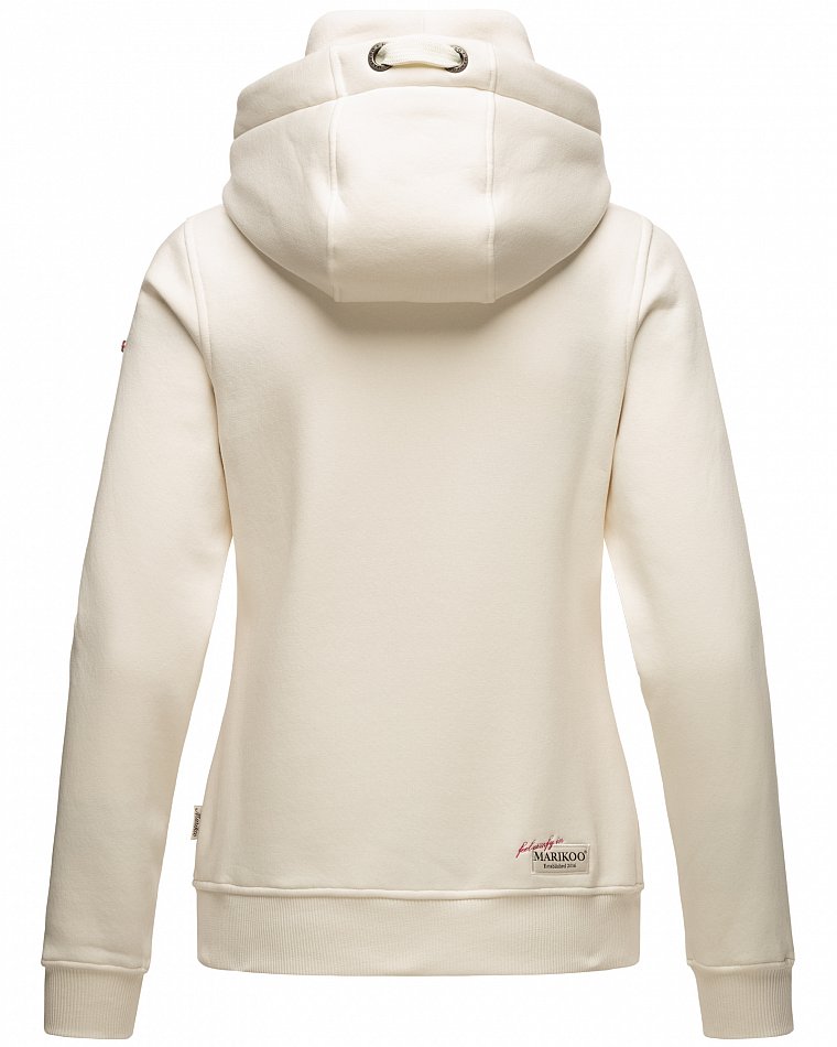 Marikoo Chihiroo Damen Kapuzensweatshirt Hoodie Off White Gr. 36 - S