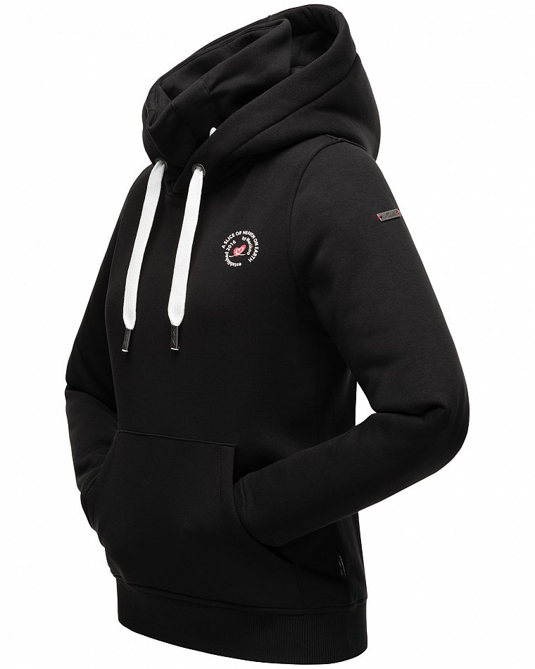 Marikoo Chihiroo Damen Kapuzensweatshirt Hoodie Schwarz Gr. 36 - S