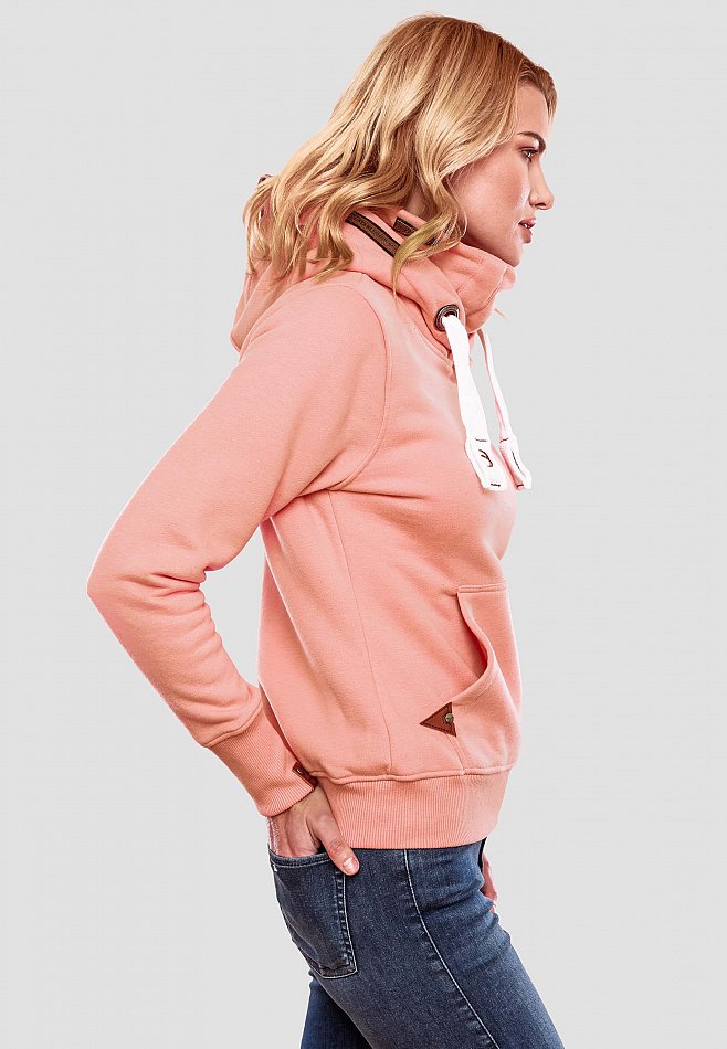 Navahoo Raniaa Damen Kapuzensweatshirt Hoodie Apricot Gr. 38 - M