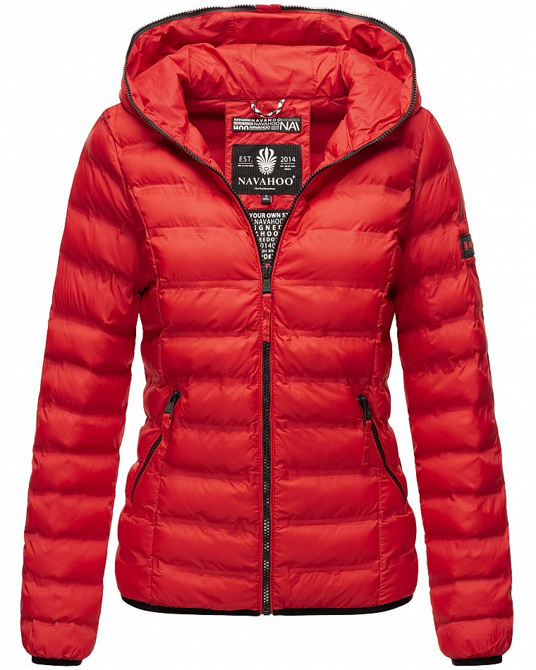 Navahoo Neevia Damen Übergangsjacke Steppjacke Rot Gr. 40 - L