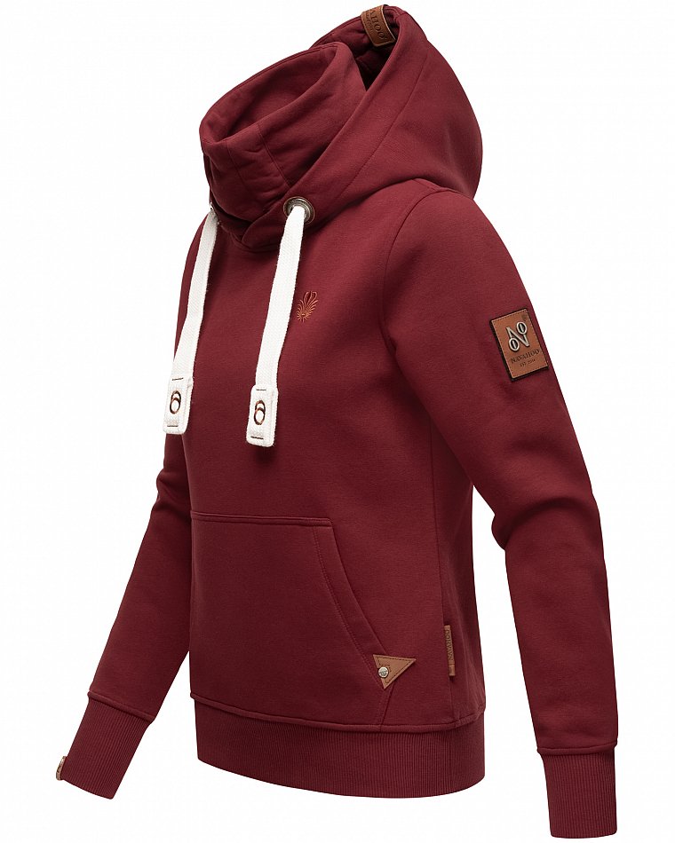 Navahoo Raniaa Damen Kapuzensweatshirt Hoodie Bordeaux Gr. 34 - XS