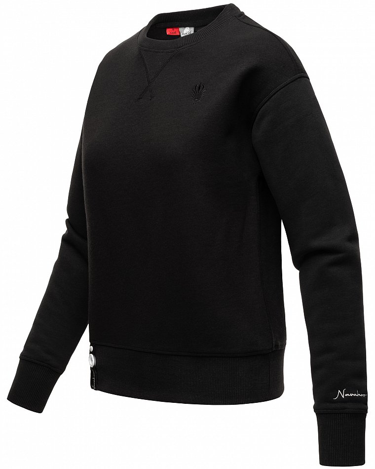 Navahoo Zuckerschnecke Damen Pullover Sweatshirt Schwarz Gr. 40 - L