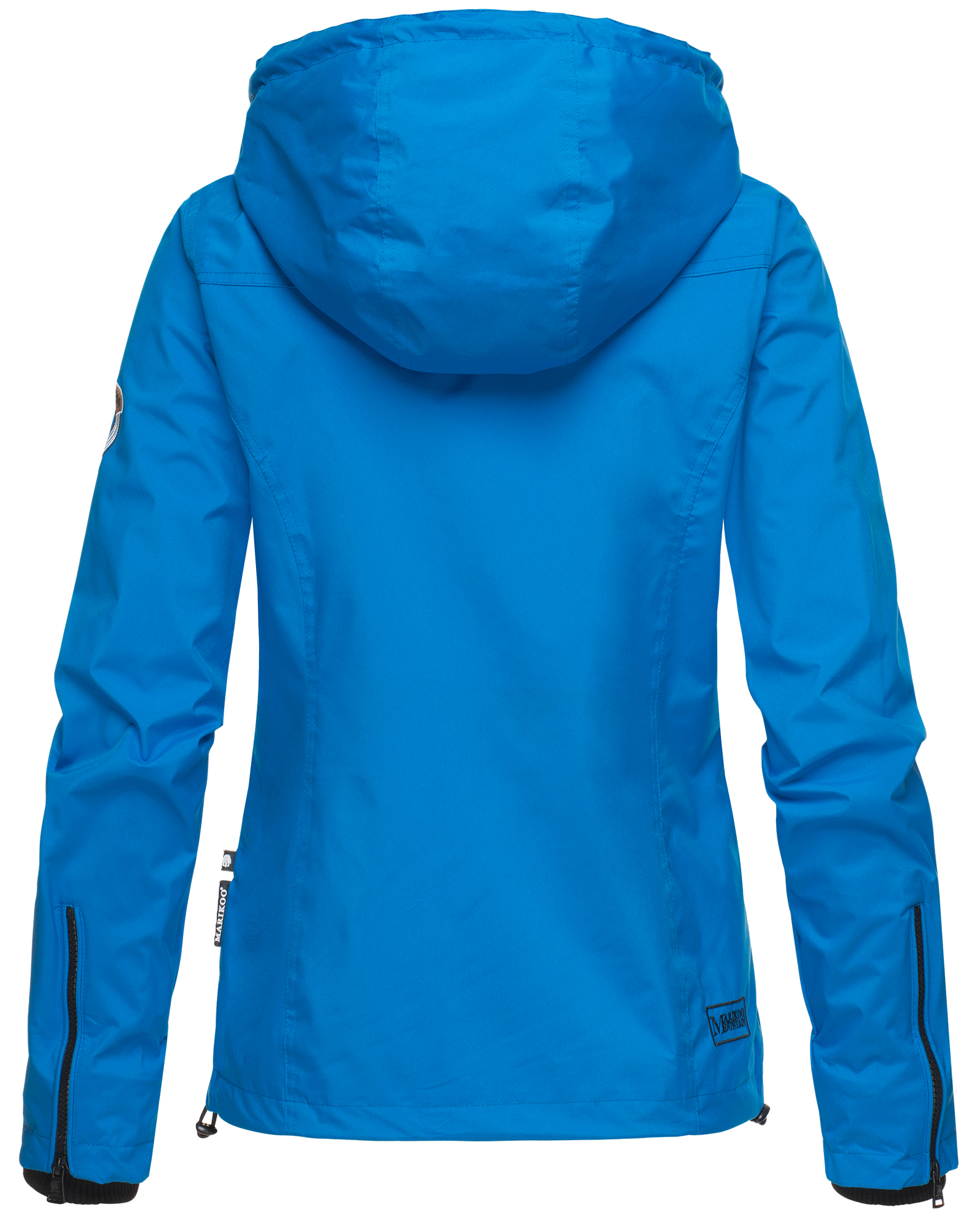 Marikoo Maliaa Oudoor Übergangs Regen Jacke mit Kapuze Blau 40 - L