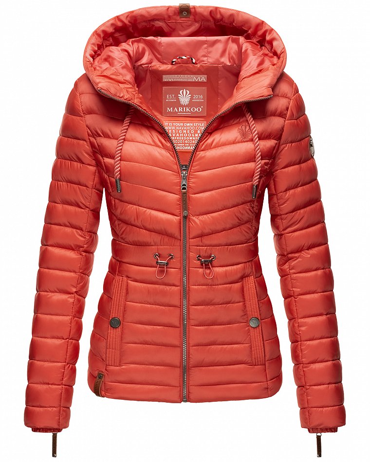 Marikoo Aniyaa Damen Steppjacke Übergangsjacke Coral Gr. 42 - XL