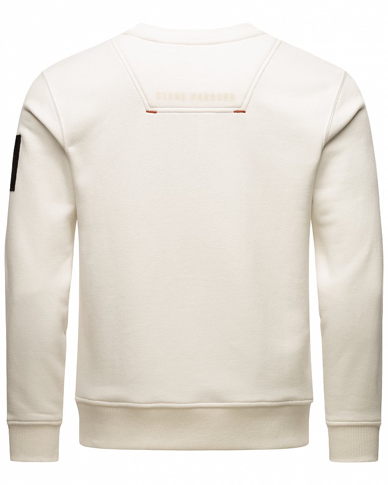 Stone Harbour Boo Brock Herren Pullover Sweatshirt Weiß Gr. 46 - S