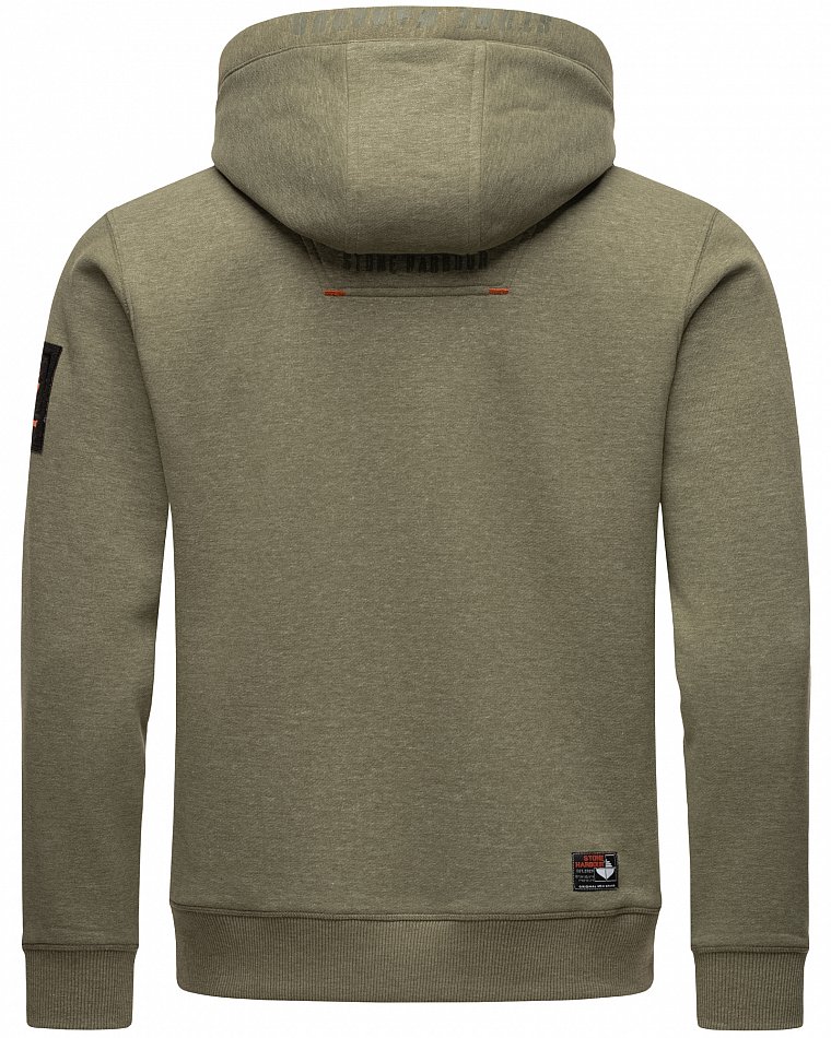 Stone Harbour Funny Finch Herren Hoodie Sweatshirt Dusty Olive Gr. 48 - M