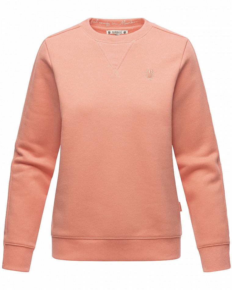Marikoo Umikoo Damen Pullover Recycled Sweatshirt Apricot Gr. 38 - M