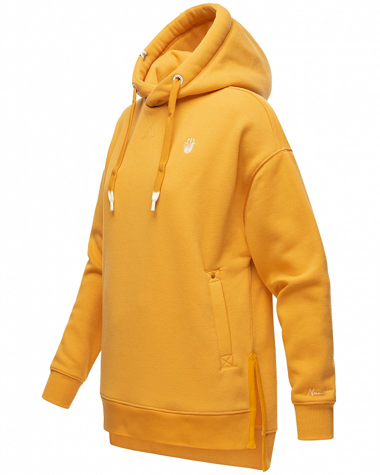 Navahoo Damen Hoodie Sweatpullover Silberengelchen Gelb Gr. 42 - XL