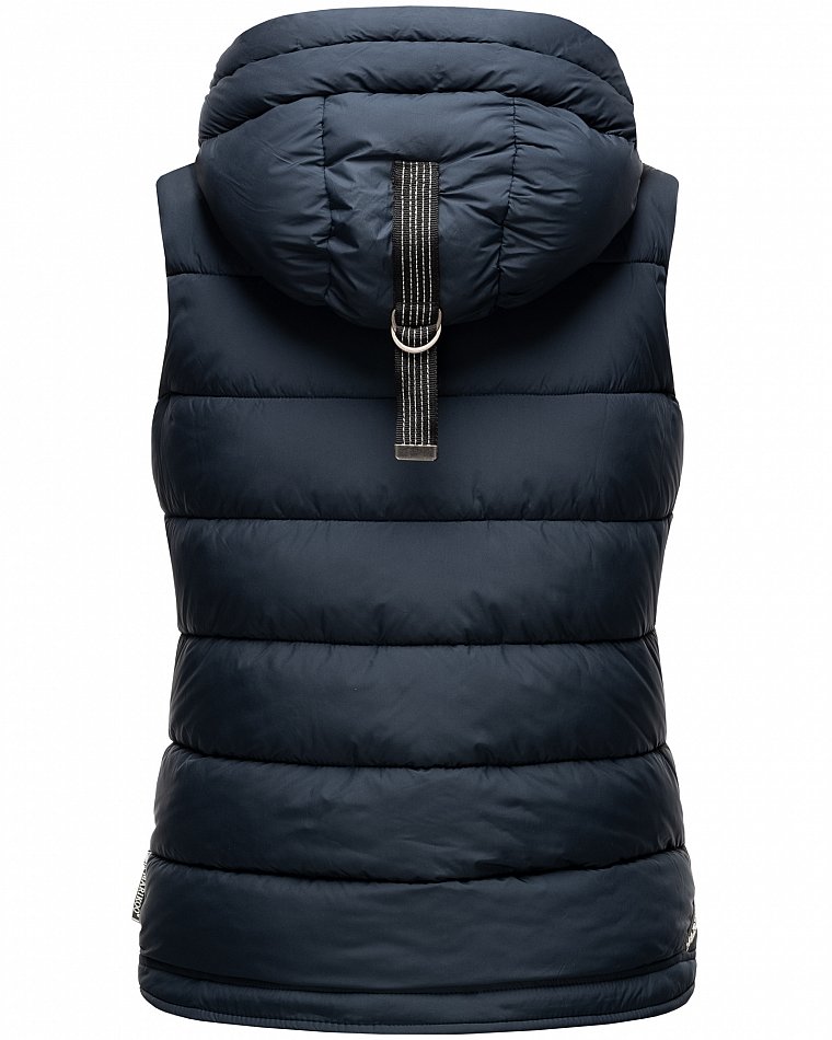 Marikoo Taisaa Damen Übergangs Weste mit Stehkragen Navy Gr. 34 - XS 