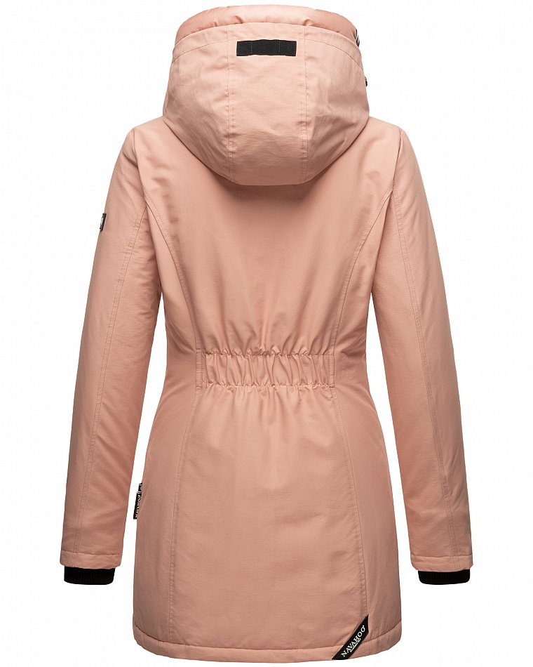 Navahoo Freezestoorm Damen Parka Winterjacke gefüttert Rosa Gr. 36 - S