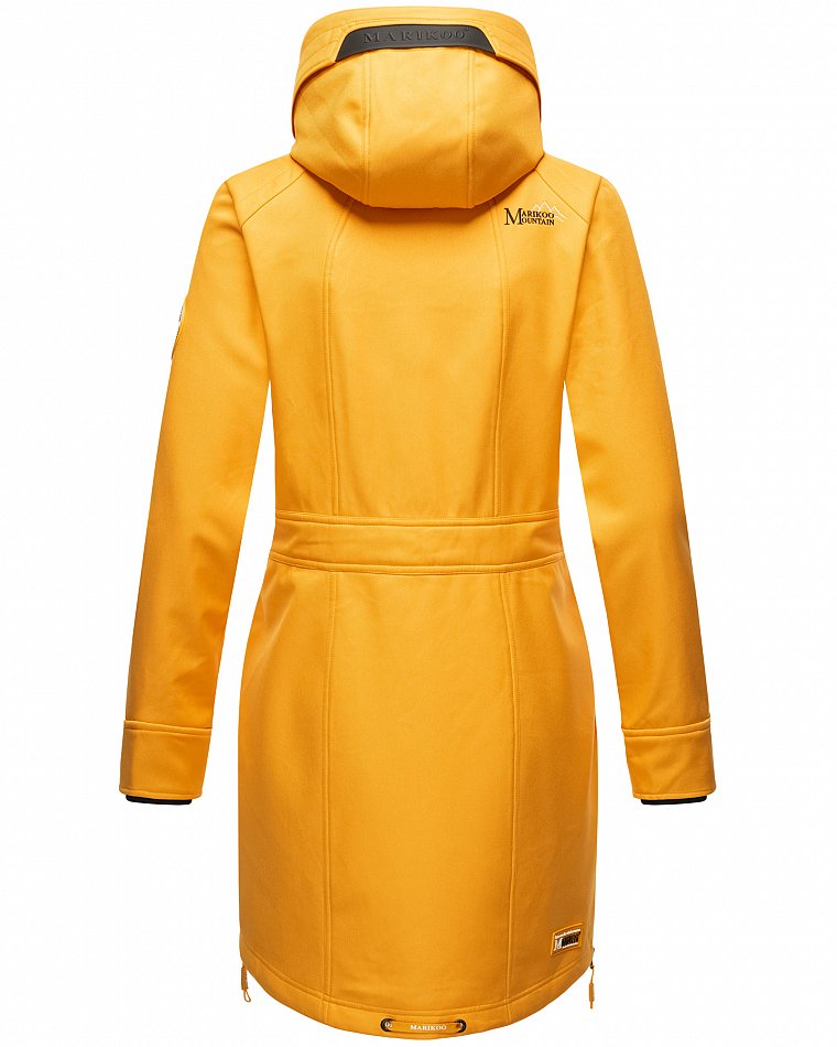 Marikoo Racquellee Damen Softshelljacke Funktionsmantel Gelb Gr. 40 - L