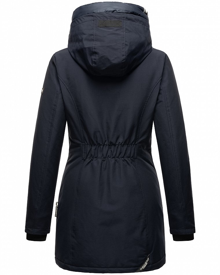 Navahoo Freezestoorm Damen Parka Winterjacke gefüttert Navy Gr. 46 - XXXL