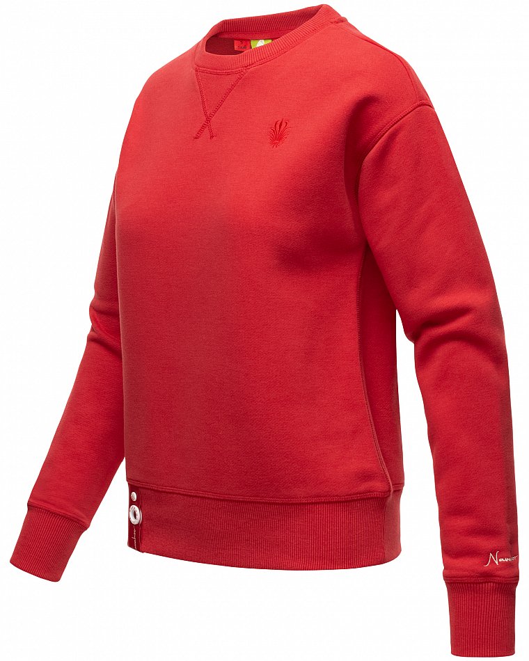 Navahoo Zuckerschnecke Damen Pullover Sweatshirt Rot Gr. 36 - S