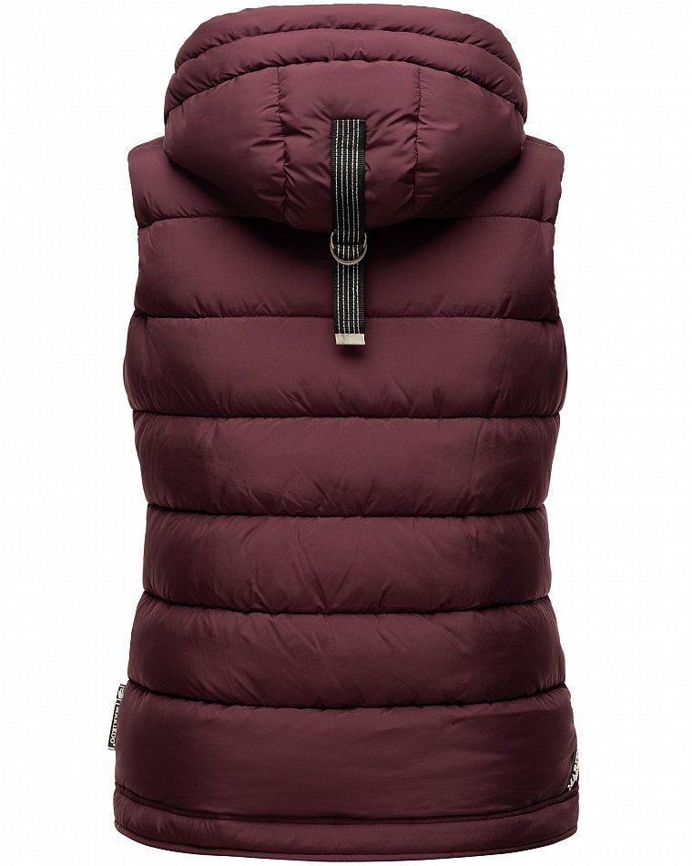 Marikoo Taisaa Damen Übergangs Weste mit Stehkragen Wine Gr. 34 - XS 